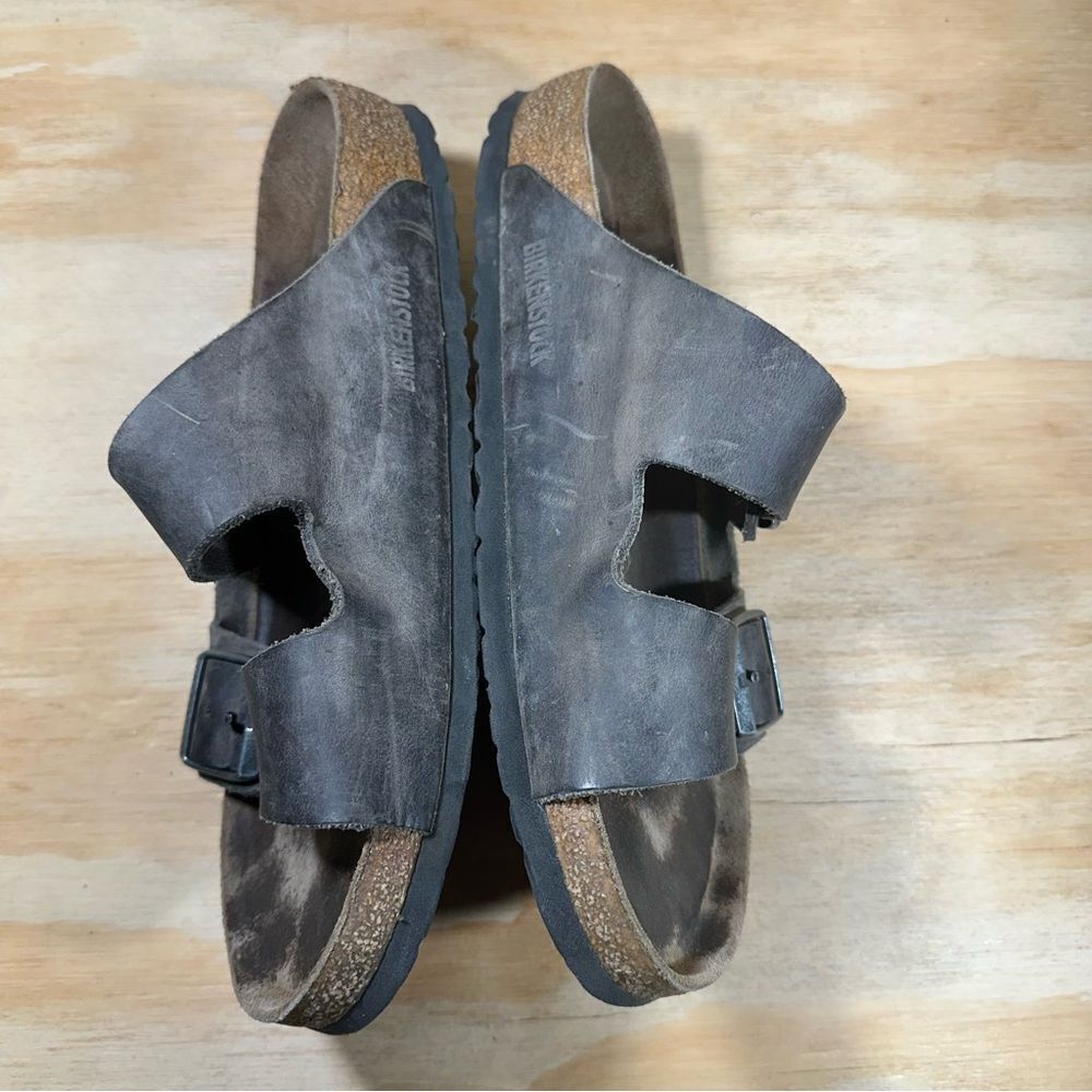 Birkenstock Arizona Dark Brown Slide Sandals Women’s Size 11 - Picture 4 of 8